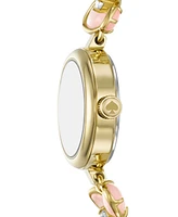 Kate Spade New York Women's Monroe Three-Hand Gold-Tone Stainless Steel Watch, 20mm