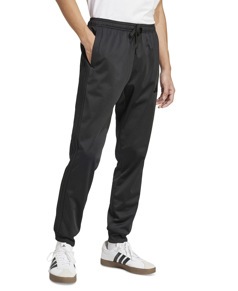 adidas Men's Regular-Fit Tapered Stripe Track Pants