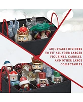 Nutcracker and Figurine Collectible Storage Box - Store up to 9 pc of 16 inch