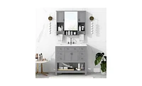 Slickblue Bathroom Vanity with Top Sink for Stylish and Practical Bathroom Storage