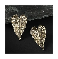 Sohi Ethereal Leaf Stud Earrings