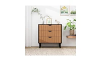 Slickblue Compact 3-Drawer Cabinet for Organized Storage and Stylish Display