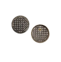 Sohi Maxi Intricate Circular Stud Earrings