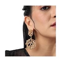 Sohi Dewy Dahlia Drop Earrings