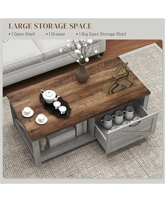 Coffee Table with Storage Stylish & Functional Living Room Centerpiece