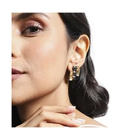 Sohi Crystal Bar Stud Earrings