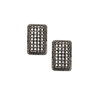 Sohi Intricate Square Drop Earrings