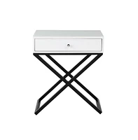 Slickblue 1-Drawer Nightstand with Stylish Design for Bedroom Storage