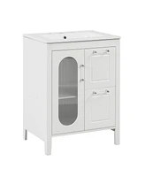 Slickblue Elegant Bathroom Vanity with Sink for Stylish Storage and Bathroom Design