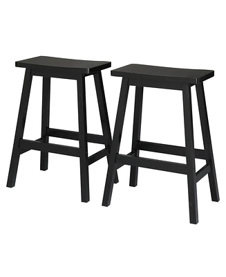 Slickblue Set of 2pcs Bar Stools for Stylish and Comfortable Counter Seating