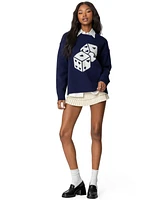 Edikted Women's Roll The Dice Sweater