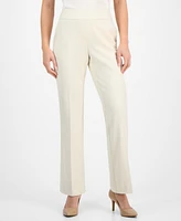 Ak Anne Klein Petite Pull-On Straight-Leg Slash-Pocket Pants