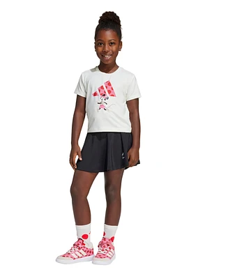 adidas Big Girls Disney Mickey Mouse Skirt and T-Shirt, 2-Piece Set