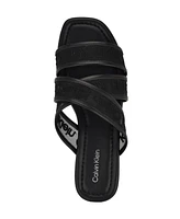 Calvin Klein Women's Bestina Slip On Casual Flat Sandals