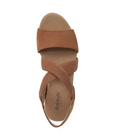 Dr. Scholl's Women's Just Cute Strappy Wedge Sandals