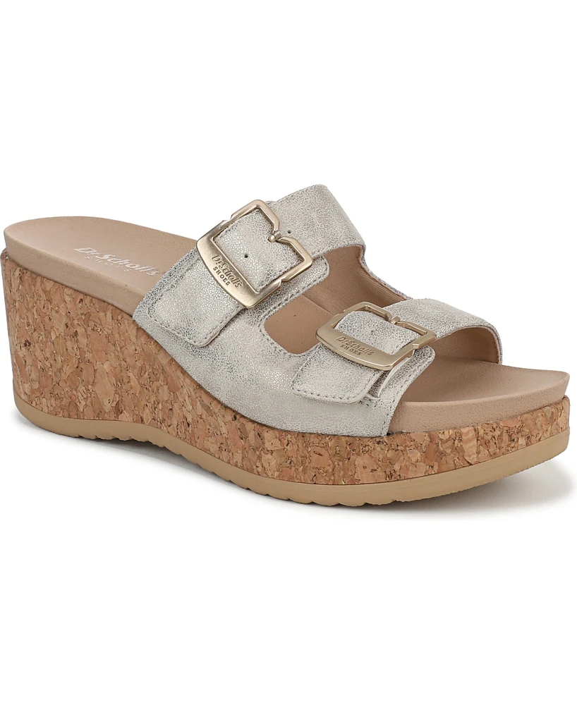 Dr. Scholl's Women's Cali Breeze Slide Wedge Sandals