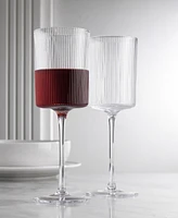 Godinger Sullivan Street Fluted Wine Glasses