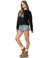 Edikted Women's La Plaid Sweatshirt