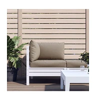 vidaXL Pallet Cushions 3 pcs Taupe Oxford Fabric