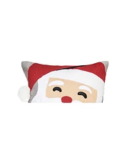 C&F Home Santa Face 14" x 14" Christmas Holiday Throw Pillow