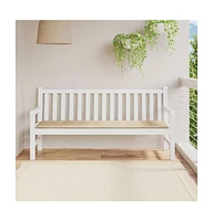 vidaXL Garden Bench Cushion Beige 70.9"x19.7"x1.2" Oxford Fabric