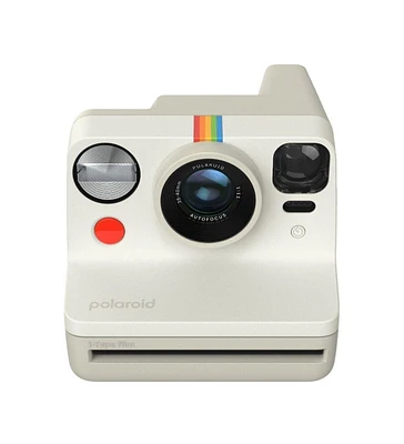 Polaroid Now Generation 2 i Type Vintage White Instant Camera with Analog Design