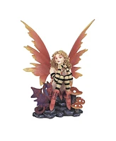 Fc Design "2-pc Set" 6"H Peach Fairy with Dragon Baby Figurine Statue Ornament Home Room Office Decor and Perfect Ideas for Housewarming, Holidays and