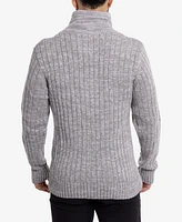 X-Ray Men's Shawl Neck Knit Sweater