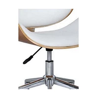 Slickblue Ergonomic Swivel Office Chair for Comfortable Seating and Productivity