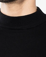 X-Ray Men's Basice Mock Neck Midweight Pullover Sweater