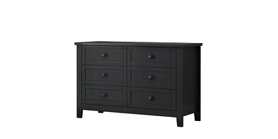 Slickblue Wooden Drawer Dresser Bar Cabinet with Storage and Stylish Design for Living Room or Home Bar