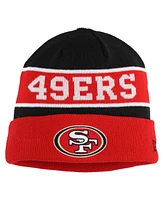 New Era Men's Scarlet San Francisco 49ers Reverse Cuffed Knit Hat