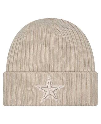 New Era Men's Stone Dallas Cowboys Color Pack Cuffed Knit Hat