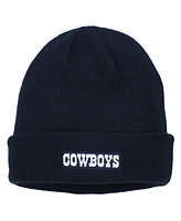 Outerstuff Big Boys and Girls Navy Dallas Cowboys Basic Cuffed Knit Hat