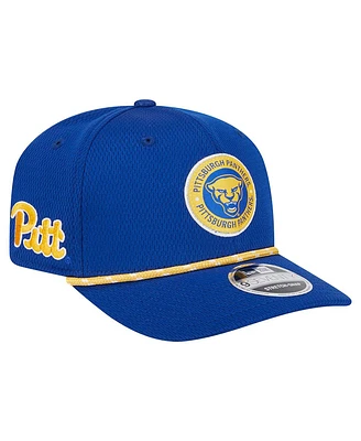 New Era Men's Blue Pitt Panthers Coolera 9SEVENTY Rope Stretch-Snap Hat