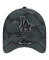 New Era Men's Black Los Angeles Dodgers 9FORTY A-Frame Trucker Adjustable Hat