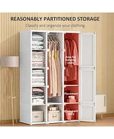 Slickblue Clothes Storage Solution for Organized and Space-Saving Wardrobe Management