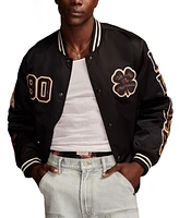 Lucky Brand Men's Embroidered Varsity Jacket