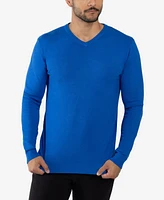 X-Ray Men's Basic V-Neck Pullover Midweight Sweater