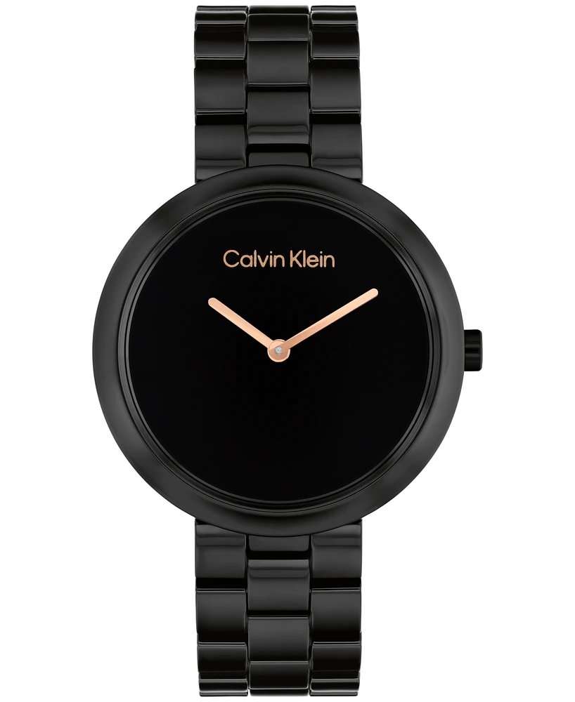 Calvin Klein Women's Ck Pure Ceramic Bracelet Watch