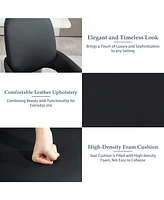 Dyhome Faux Leather Upholstered Dining Chairs