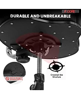 5 Core Drum Throne Padded Guitar Stool Backrest Drummer Seat for Adults & Kids