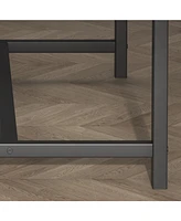 gaomon Dining Table Set for 4, Kitchen Table with 2 Upholstered Benches, 3 Piece Dining Room Table Set
