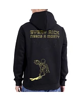 Freeze Max Men's Black Rick And Morty Every Pullover Hoodie