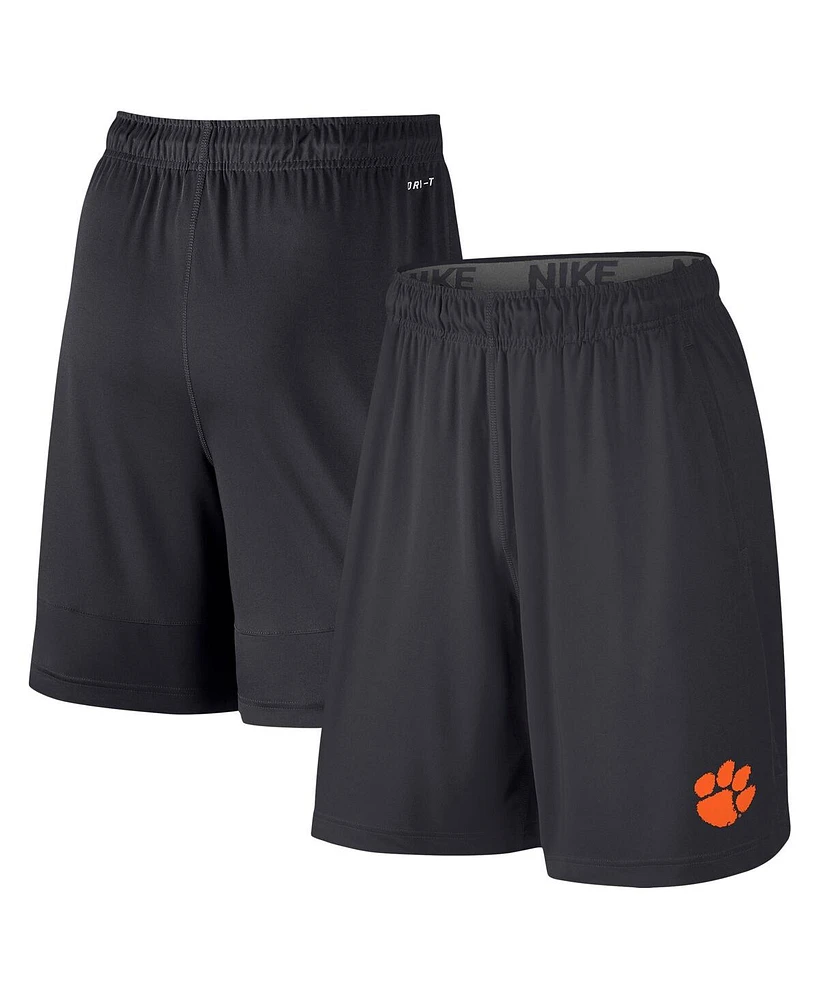 Nike Big Boys and Girls Anthracite Clemson Tigers Fly Performance Shorts