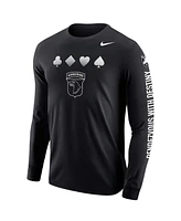 Nike Men's Black Army Knights 2024 Rivalry Collection Suits Long Sleeve T-Shirt