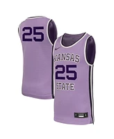 Nike Big Boys and Girls 25 Lavender Kansas State Wildcats Retro Replica Basketball Jersey