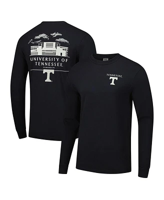 Image One Men's Black Tennessee Volunteers Comfort Colors Campus Nights Long Sleeve T-Shirt