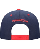 Mitchell & Ness Men's Navy Atlanta Braves All In 2.0 Adjustable Hat