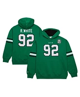 Mitchell & Ness Men's Reggie White Kelly Green Philadelphia Eagles Retired Player Name Number Pullover Hoodie